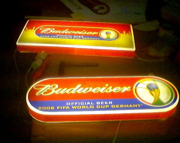 Budweiser bar signage